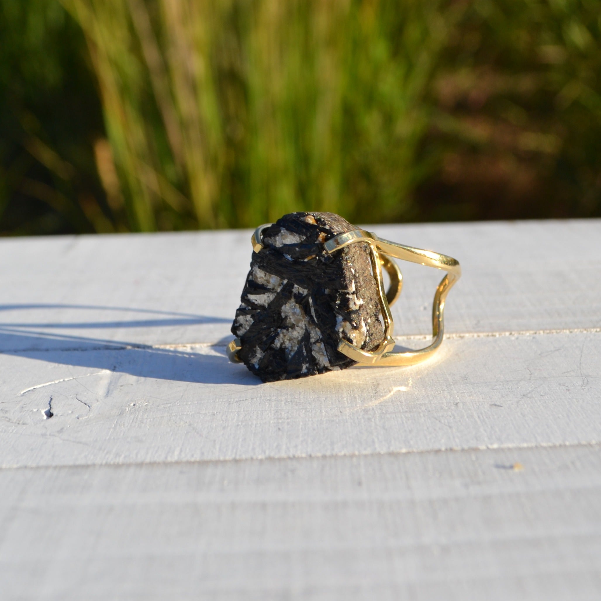 Buy Raw Black Tourmaline Ring Tourmaline Ring 925 Sterling Online in India  - Etsy